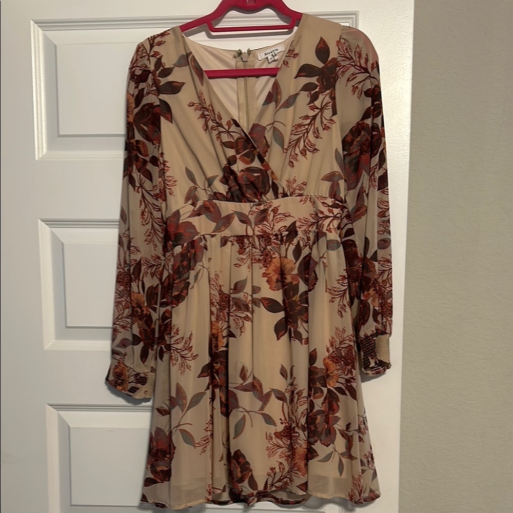 Floral Long Sleeve Dress